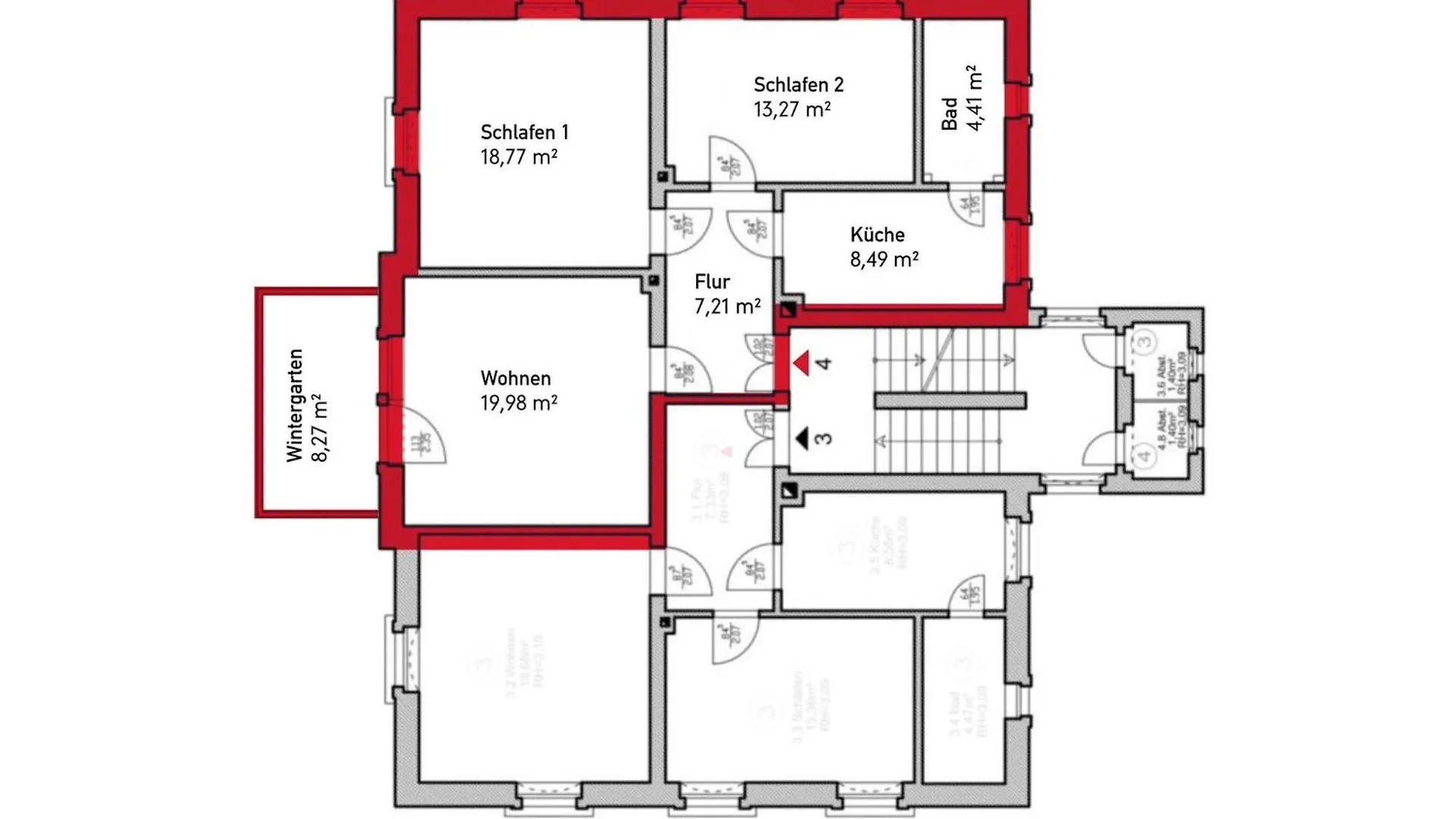 Komfortables 3 Zimmer Apartment In Drezda Németország